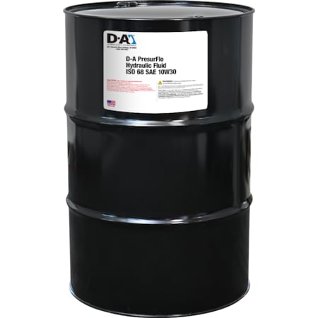 D-A Lubricant Co D-A PresurFlo Hydraulic Fluid ISO 68 SAE 10W30 - 55 Gallon Drum 55162